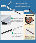 Greenhouse Automatic Vent Opener Automatic Greenhouse Window Openers Solar Heat Sensitive Greenhouse Ventilation Kit Greenhouse Vent Automatic Opener Auto Roof Vent Opener (2, Silver)