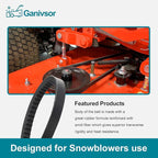 Ganivsor 754-04050 954-04050 Replacement 1/2'" x 35“ Cogged Auger Drive V-Belt Compatible with MTD Two-Stage Snow throwers 754-04050A 954-04050A