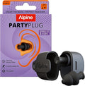 Alpine PartyPlug Concert Ear Plugs with 19dB Noise Reduction - Reusable Hearing Protection for Music Festivals, Raves & Live Events, Clear Sound Quality, Incl. 3 Tip Sizes (S/M/L), Black