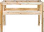 Greenes Fence Six Bucket Elevated Cedar Wood Garden Frame, 43 in. x 28 in. x 30 in. - Made in USA with North American Cedar