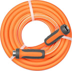 Fevone Garden Hose 35 ft., Lightweight Hybrid Water Hose, Flexible and Durable, Leak-Free Connections