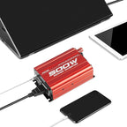 POTEK 500W Car Power Inverter DC 12V to AC 110V with 2AC outlets and 2A USB Port