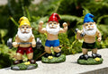 Funny Workout Garden Gnomes Statues 3pcs 6.2 Inches Outdoor Muscular, Barbell and Dumbbell Gnomes Decorations Set Gnome Gifts for Yard Lawn Patio, Indoor Gnome Figurine for Home Tabletop