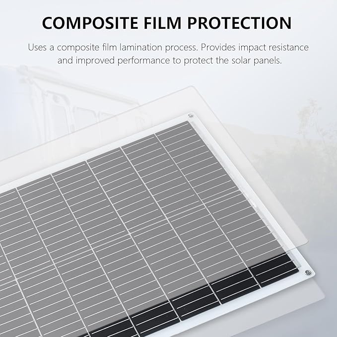 XINPUGUANG Solar Panel 200W 12V Flexible System Kit,2X100W Monocrystalline Fiberglass Module 20A Controller Extension Cable for Off Grid Home,RV,Caravan,Boat and Other Battery Charger（200W