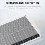 XINPUGUANG 100w Flexible Solar Panels 24V 1000W Solar System Kit Monocrystalline Cell Module 45A Controller 2000W Inverter for Off Grid Battery Charger for Cabin RV Boat Trailer