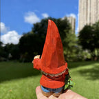 Garden gnome Statue Decoration, 6.4", for Indoor and Outdoor Home Balcony, Courtyard, and Lawn, Suitable for gnome and Gardening Enthusiasts, a Gift for mom, Women, or Birthday Present.