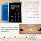 2 Person Infrared Sauna with Red Light Therapy, 1760W 120V Low EMF with Control Pane Home Indoor Dry Sauna Room for Gym & Spa, Made from Canadian Hemlock