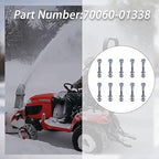 70060-01338 (10 Pack) Snowblower Shear Bolts Compatible with Kubota Snowblower BX2750D Front snowblower(Shear Bolt:5/16" x 2-1/4")