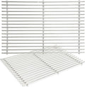 J&YNBBQ Grill Grate Replacement for Weber Genesis 300 Series – 9mm 19.5" Stainless Steel Cooking Grates for E-310, E-320, E-330, S-310, S-320, S-330, Replaces Weber 7528 & 7524 (2 Pack)