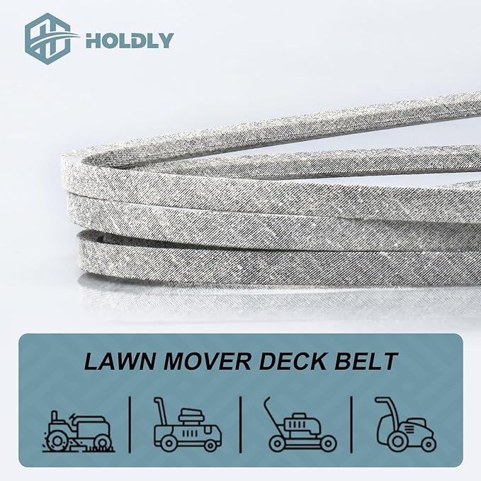 1/2 x 133'' Kevlar Mower Deck Belt for MTD 754-04044, 954-04044, 754-04044A, 954-04044A, for Cub Cadet RZT 50 Z Force S 48 Troy Bilt Mustang 50 (754-04044)