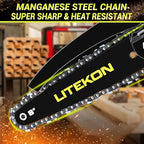 Mini Chainsaw Cordless with 2000mAh Battery & Quick Charger & 2 Chains - 2025 Best 6Inch Electric Chain Saw with Auto-Oil System, Brushles High Power Motor - Perfect for Gifts
