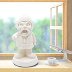 Unpainted Military Garden Gnomes, Say What Again! Funny War Gnome, DIY Paint Your Own Funny Army Gnomes, Resin Soldier Statue, Dwarf Gangster Statue, Statue for Indoor Outdoor Lawn Yard Decorations