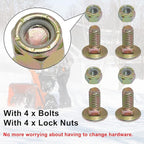 for 784-5580 784-5580-0637 MTD Parts Snow Thrower Slide Shoes Set with Bolt and Nut Pack of 2