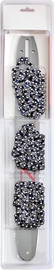 KAKEI 6 Inch Chainsaw Bar& Chain Combo 1/4" LP Pitch, .043" Gauge, 37 Drive Links (3 Chains+ 1 Bar)