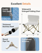 Sauna Box, Upgraded Portable Sauna for Home 5-Layer Waterproof, 3L 1200W Steamer, 9 Levels, Dual YKK Zippers, Big Folding Chair, 99 Mins Timer, Remote Control, Steam Sauna Room Personal Saunas Tent