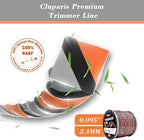 Cluparis 3-Pound Super Heavy Duty Trimmer Line .095-Inch-by-1010-ft Twist Pro Trimmer Line Spool 3-Component Tri-Extrusion Weed Eater String with Super Line Cutter