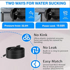 5000PSI 4.0GPM Heavy Duty Power Cleaner with 33 FT Extension Hose, 4 Quick Connect Nozzles and Foam Cannon for Cars/Fences/Driveways/Patios/Home Cleaning, Green