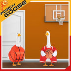 Abbylike 2 Set Basketball Goose Outfit Basketball Costume Lawn Porch Game Day Clothes for 23" Goose Outdoor Patio Yard Lawn Art Celebrations Decor