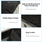 Outdoor Storage Box, 120 Gallon Metal Deck Box Built-in a Oxford Fabric Storage Bag, Lockable & Waterproof Outside Patio Storage Box - Gray