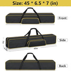 Pole Saw Bag for WORX/for DEWALT/for Greenworks/for EGO Power+/for BLACK+DECKER Electric Telescoping ChainSaw, Cordless Power Saw Storage Case for Extension Tree Trimmer Attachment(Box Only)-Yellow