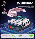 Tietoc Mini Chainsaw 6-Inch with 2 Batteries, Electric Saw, Stocking Stuffers Christmas Birthday Gifts Present for women mom wife Adults, Cool Gadgets 2025