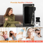 COSVALVE Portable Sauna Box for Home Sauna Steamer with 4L Large Steam Pot, 1600W Fast Heating Full Size Personal Sauna, 16 Levels, Remote Control, Foldable Chair, 2.9' x 2.5' x 5.9'