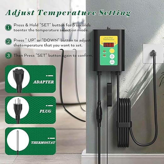 1500W Titanium Fully Submersible Portable Electric Immersion Large Pool & Hot Tub Water Heater with LCD Thermostat & GFCI Leakage Protection, Ideal for Baptistry, Bathtub, Bucket, Swimming Pool (YG)