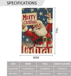 Merry Christmas Garden Flag Vertical Double Sided Outdoor Yard Flags 12.5x18 Inch Burlap Banners Vertical Double Sided for Outdoor Decor Lawn