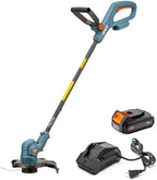 SENIX X2 20 Volt Max* Cordless Grass String Trimmer and Edger Lawn Tool, Detachable Split Shaft, 10-Inch Max Cutting Width, Includes 2.0 Ah Battery and 2A Charger (GTX2-L)