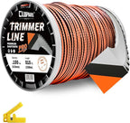 Cluparis 155 Sawtooth Trimmer line Heavy Duty for Push String Trimmer 5-Pound, 0.155" Nylon Weed Eater String .155-inch-by-515-ft Commercial String Trimmer Line in Spool with Line Cutter