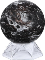 Natural Sphalerite Crystal Ball with Acrylic Display Base, 61-70mm Polished Stone Feng Shui Crystal Sphere Meditation Decoration for Home & Office