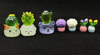 Geiomoo Miniature Resin Fish Tank Landscape Set, Mixed Garden Mini Accessories for Home DIY Crafts Decors (10 Pcs)