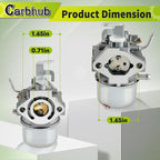 Carbhub Carburetor for Toro 95-7935 81-4690 81-0420 Mikuni 13200-906B0 Suzuki 38180 38180C 38181 38185 38185C 38186 Toro CCR2000 CCR3000 Snowblower Carburetor (95-7935)