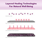 Biomat Infrared Mat | Crystal Mat for Therapy | Infrared Heating Mat | Red Light Therapy for Body | Hot Gemstone Therapy | Promotes for Muscle & Back Pain Relief | Sparkle Mat (Mini Size)