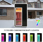 Outdoor Infrared Sauna 2 Person,Luxury Waterproof Red Cedar Sauna, All-in-One, No Setup, No Assembly, 6 Heating Panels, Light Strip, 1950W 120V app Control, Plug & Play Home Spa(0-149℉)