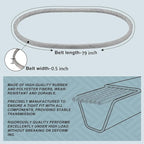 1/2 x 79'' Mower Drive Belt 954-04207 754-04207 / Kevlar Cord for Lawn Mower Belt Cub Cadet MTD LTX1042 LTX1045 LTX1046 (954-04207)