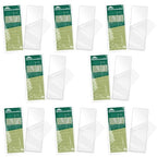 EAGLE PEAK Greenhouse Repair Tape 4”x10”, Heavy Duty Clear Waterproof Patch Kit, Sealing Tape for Greenhouse Film, Tent, Awning, RV Roof Repair, 8 Pack, Clear