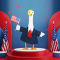 Porch Goose Outfit Fits 23” Goose Statue Funny Lawn Goose Clothes for Porch Yard and Patio Decor