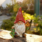 Garden gnome Statue Decoration, 6.4", for Indoor and Outdoor Home Balcony, Courtyard, and Lawn, Suitable for gnome and Gardening Enthusiasts, a Gift for mom, Women, or Birthday Present.