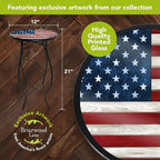 Briarwood Lane Wooden American Flag Plant Stand