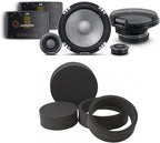 Alpine R2-S652 High-Resolution 2-Way Speaker Set/Pro Series with RKFR65 3-Piece Foam Fast Ring Speaker Enhancement