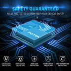 POTEK 750W Power Inverter 12V DC to 110V AC Car Adapter with Two USB and AC Charging Ports for Laptop,Tablet, Smartphone,Camera and More