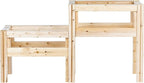Greenes Fence Two-Tiers Four Bucket Elevated Cedar Wood Garden Frame, 54 in. x 16 in. x 30 in. - Made in USA with North American Cedar