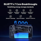 BLUETTI Apex 300 Solar Generator (2025 New) with 4 200W Solar Panels, 2764.8Wh LFP Battery Backup with 6 3840W AC Outlets (7680W Surge), 120V/240V Dual Voltage, Ideal for Camping and Off-Grid Living