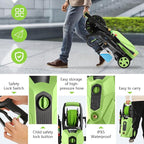 Electric Pressure Washer 5000 PSI,2.8 GPM Power Washer with Foam Cannon,Portable Cleaner with 33ft Hose Reel,4 Nozzle Tips,and Soap Bottle for Cars/Home/Driveways/Patios/Decks/Fences