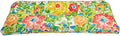 BrylaneHome Tufted Bench Cushion - 45.5" L x 19" W x 3" H- Patio & Outdoor - Water, Stain & Fade Resistant - Poppy Green