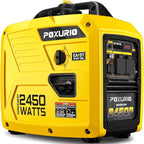 2450-Watt Portable Inverter Generator for Home Use, 6L/1.6Gallon Large Fuel Tank Up to 8.3 Hours Use, 120V Gas Powered Generator Super Quiet - EPA Compliant,Yellow