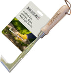 Rocklin™ Crack Weeder – 13" Stainless Steel Manual Crevice Weeding Tool with Beech Wood Handle – L-Shaped Blade for Sidewalk, Patio, and Garden Weed Removal