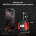 BESTEK 150W Car Power Inverter, Car Charger DC 12V to 110V AC Converter PD 30W QC 3.0 18W USB Charger Laptop Car Charger Outlet Power Adapter for Car