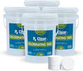 Rx Clear 3" Inch Chlorine Tabs | 200 Pounds | Individual Stabilized Chlorinating Tablets for Sanitizing Swimming Pools | Long Lasting, Slow Dissolving, and UV Protected (4 x 50 LB Buckets)